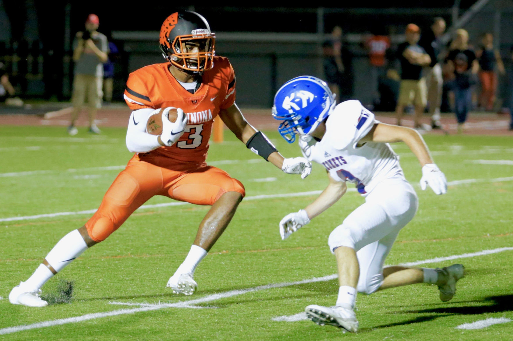 Winona Senior High School Football Homecoming vs Kasson-Mantorville